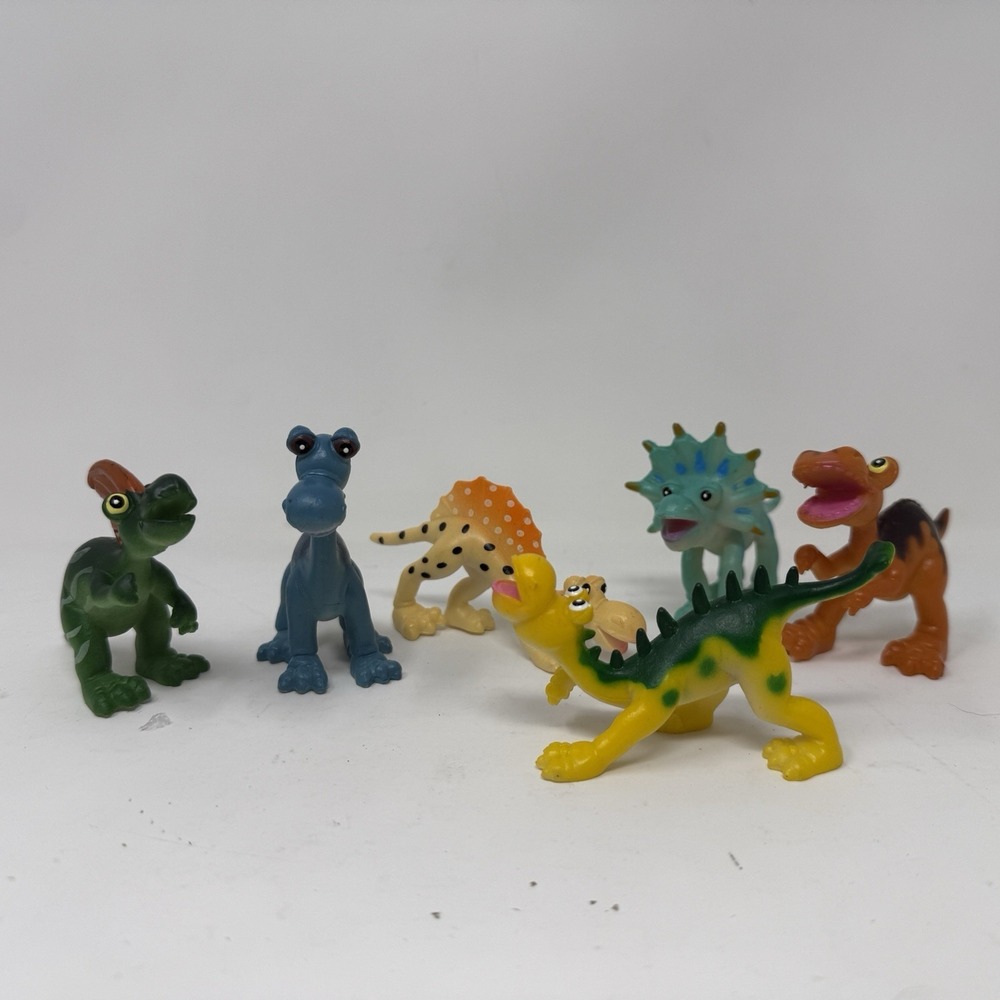 Lot of 6 Gosnell: Funny Animal Dinosaur Figures - T- Rex and More.